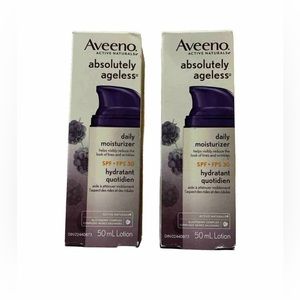 Aveeno Absolutely Ageless Daily Moisturizer SPF 30 x 2